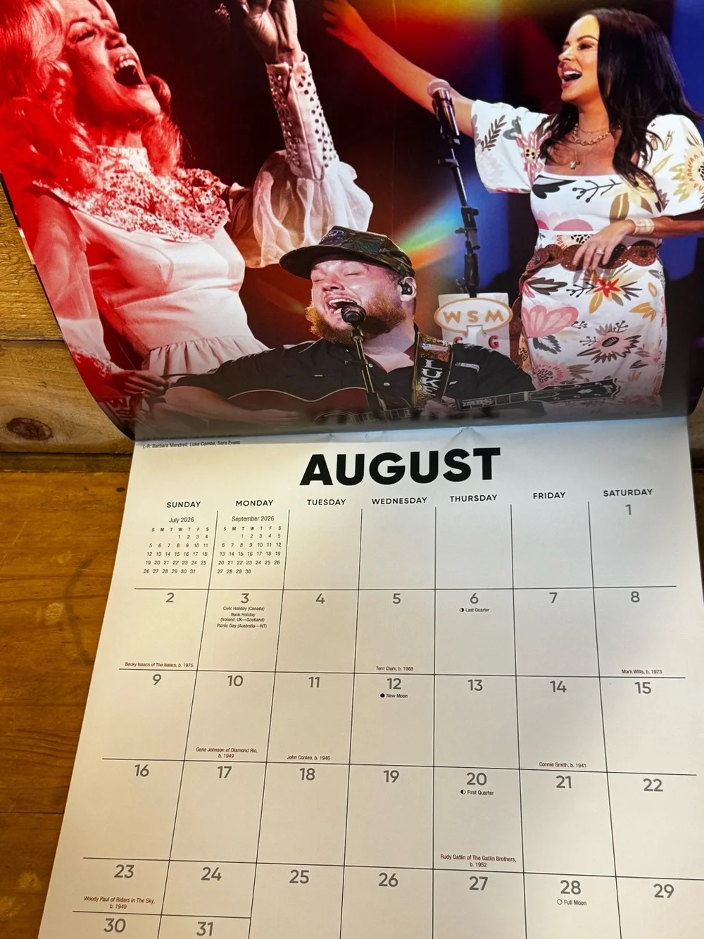 Grand Ole Opry 100th Anniversary 2026 Calendar -  12x12 (Dolly Parton, Lainey…)